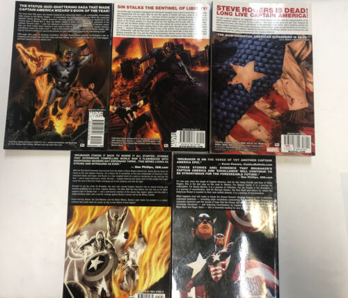 Collecting Captain America #49-50 And #600-601 (2009) Marvel TPB SC Ed Brubaker