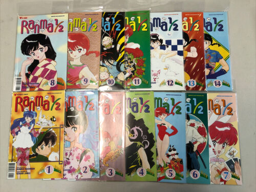 Ranma 1/2 Lot (1995) Part One to Twelve (VF+/NM) Near Complete Sets Run Viz