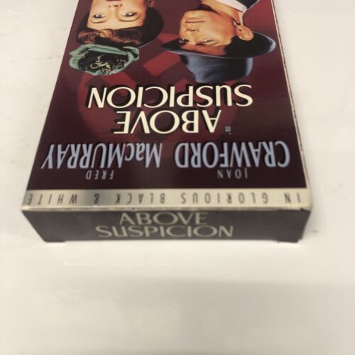 Above Suspicion (1991) VHS • MGM/UA Home Video • Joan Crawford • MacMurray