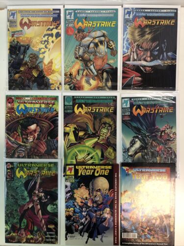 Warstrike (1994) Complete Set # 1-7 & Annual # 1-2 (VF/NM) Ultraverse•Malibu