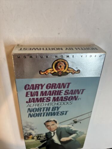 North By Northwest (VHS 1987) Gary Grant • Eva Marie Saint • Alfred Hotchcock