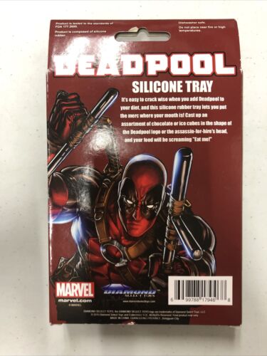 Deadpool Ice Tray Diamond Select Gelatin Chocolate Jello New 2015