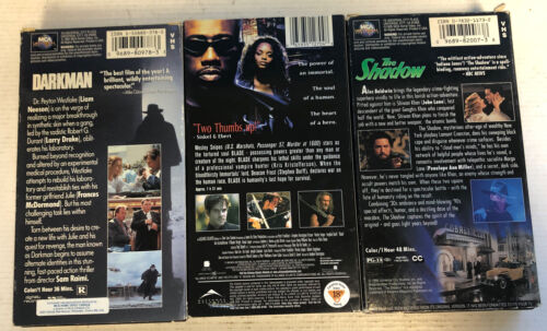 Darkman , Blade , The Shadow (1991-2000) VHS Bundle