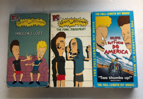 Beavis And Butthead Do America,innocence Lost,The Final Judgment Bundle (VHS)