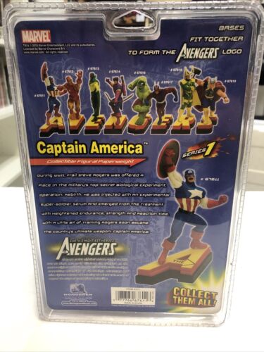 Captain America Collectible Figural Paperweight Made Of Resin Marvel Universe