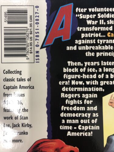 Essential Captain America Vol.2 By Stan Lee (2002) TPB SC Marvel Comics