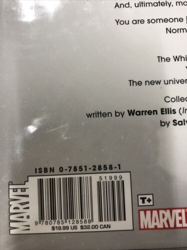 Newuniversal: Everything Went White By Warren Ellis (2007) HC Marvel Comics