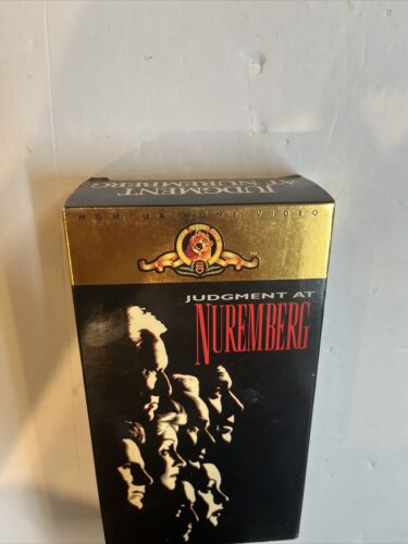 Judgment at Nuremberg (VHS, 2-Tape Set)  Spencer Tracy • Burt Lancaster | MGM/UA