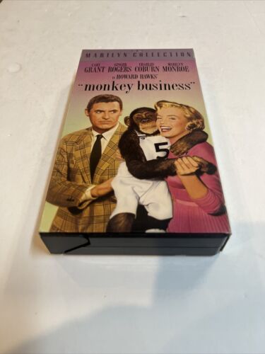 Monkey Business (VHS, 1992) Gary Grant • Ginger Rogers • Marilyn Monroe