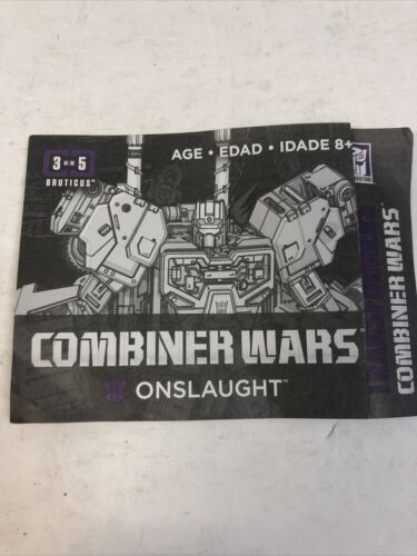 Transformers generations Onslaught Combiner Wars 2015 Complete Mint w/instruct