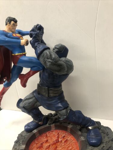 Superman Vs Darkseid • Manufactured In China • Dc • Superheroes • Broken A Bit