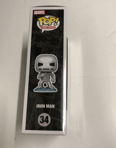 Funko Pop! Comic Book Cover with case: Marvel - Iron Man