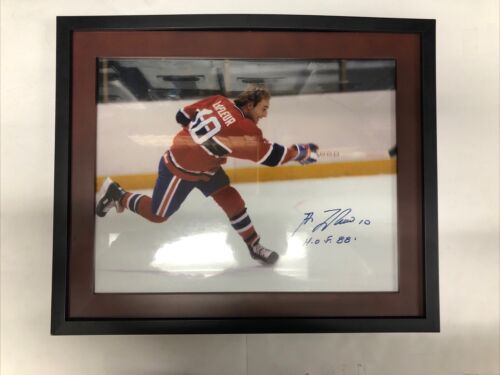 Guy Lafleur • Signed Print • With A Frame • Canadian • Montreal • Hockey •