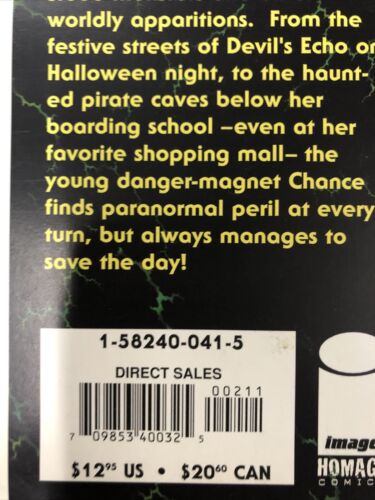 Leave It To Chance: Trick Or Treat & Other Stories By James Robinson (1998) TPB