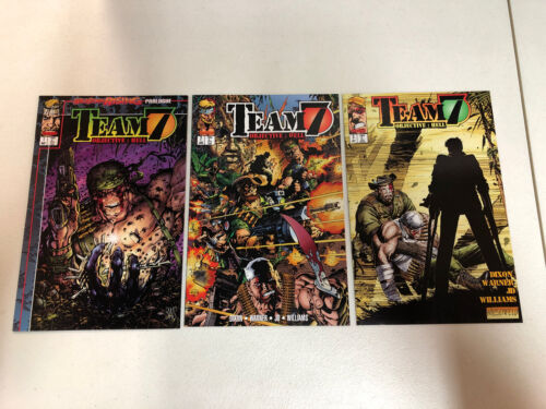 Team 7 Lot 3 separate series (VF/NM) Complete Sets Dead Reckoning Objective Hell