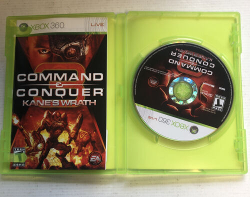 XBOX 360 Command & Conquer Kane's Wrath Video GameCIB