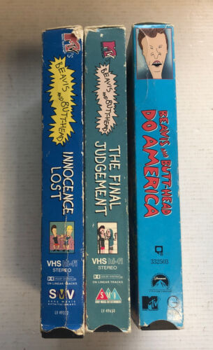 Beavis And Butthead Do America,innocence Lost,The Final Judgment Bundle (VHS)