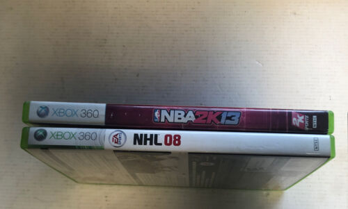 NBA2K13,NHL 08 Xbox360 Bundle