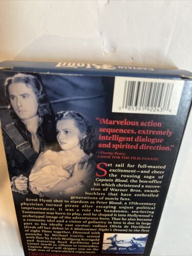 Captain Blood (VHS 2001)  Errol Flynn • Olivia De Havilland | Warner Bros