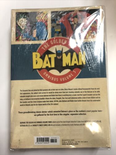 Batman The Golden Age Omnibus Volume 3(2017) DC HC Jack Schiff