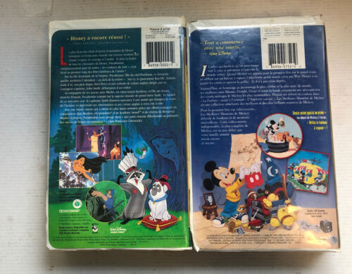 Pocahontas & Les Meillieur Moments De Mickey (French)VHS)