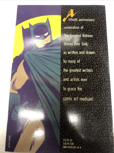 The Greatest Batman Stories Ever Told (1988) TPB • DC Comics • Bob Kane • Finger