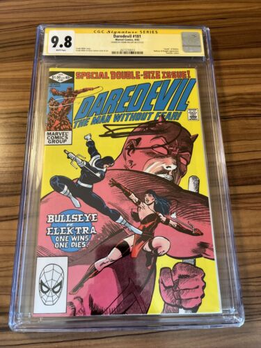 Daredevil (1982) # 181 ( CGC 9.8) Death Of Elektra | Signed Frank Miller