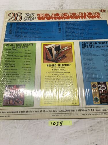 26 Non Stop Sing Along Honky Tonk Vinyl  LP Album