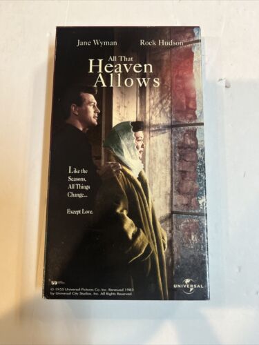 All That Heaven Allows (VHS, 1998) Jane Wyman Rock Hudson | Universal Studios