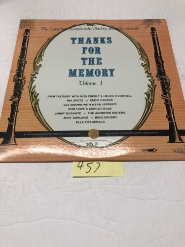 Thanks. For The  Memory  Volume 1 Vinyl LP Album