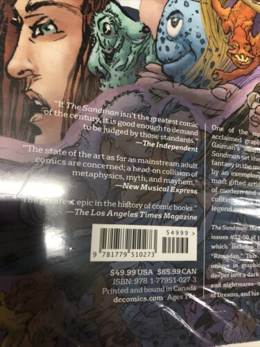 The Sandman: The Deluxe Edition Book Three (2022) Neil Gaiman HC