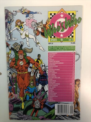 Who’s Who (1987) Update 1987 # 1-5 & Update 1988 # 1-4 (F/VF) DC Comics