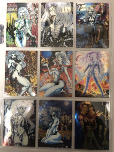 Lady Death Chromium Cards (1994) 1-90Complete Set + Romen Of Chaos 91-99