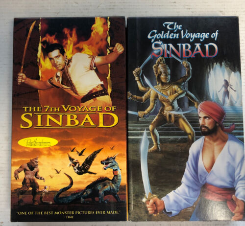 the 7th voyage of Sinbad | The Golden Voyage of Sinbad(1973-2000) Vhs Bundle