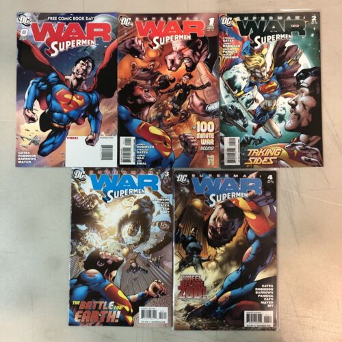 Superman War Of the Supermen (2010) #1-4 + FCBD #0 (VF/NM) Mini Series DC Comics