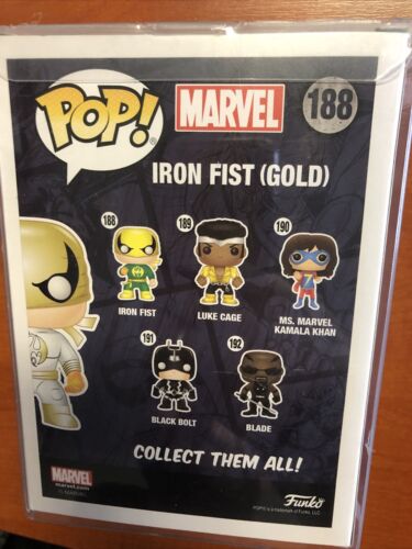 FunkoPop! Marvel PX Exclusive Iron Fist (Gold)