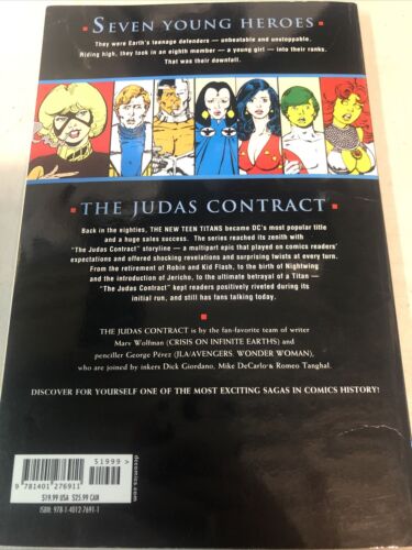 The New Teen Titans The Judas Contact (2003) DC Comics  TPB SC Perez