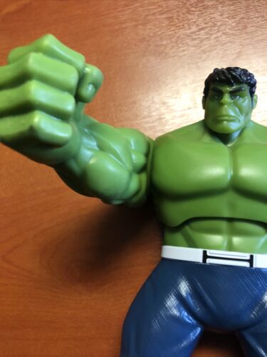 Shake 'N Smash Green Hulk Figure Marvel Hulk the Agents of S.M.A.S.H. Talking 9”