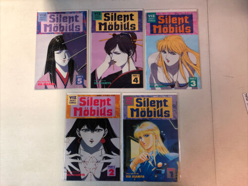 Silent Möbius Lot (1991) Part 1 2 3 (VF/NM) Near Complete Sets Kia Asamiya Viz