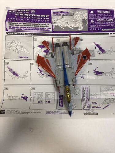 Transformers Robots in Disguise Starscream (2006) Complete Mint w/instructions