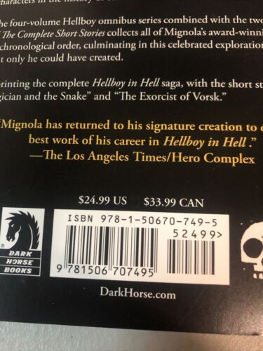 Hellboy Omnibus Vol.4 In Hell (2018) Dark Horse TPB SC Mike Mignola