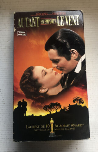 French Movie Box Set Autant en Emporte le Vent - Gone With the Wind VHS