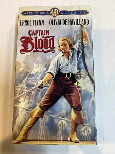 Captain Blood (VHS 2001)  Errol Flynn • Olivia De Havilland | Warner Bros