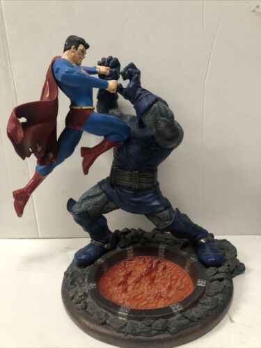 Superman Vs Darkseid • Manufactured In China • Dc • Superheroes • Broken A Bit