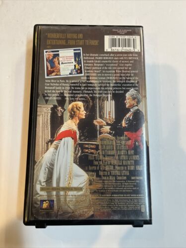 Anastasia (VHS, 1998) Ingred Bergman Yul Brynner Helen Hayes | 20th Century Fox