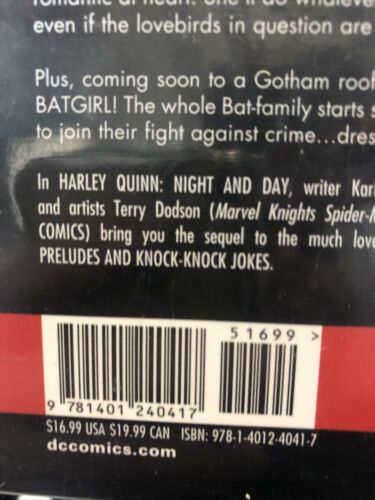 Harley Quinn Night And Day (2013) Dc Comics  TPB SC Karl Kesel