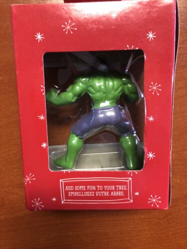 Avengers Assemble Marvel Christmas Tree Ornament HULK Rare Figure