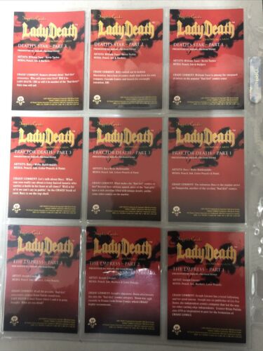 Lady Death Chromium Cards (1994) 1-90Complete Set + Romen Of Chaos 91-99