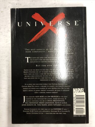 Universe X Vol.1 By Jim Krueger (2002) TPB Marvel Comics