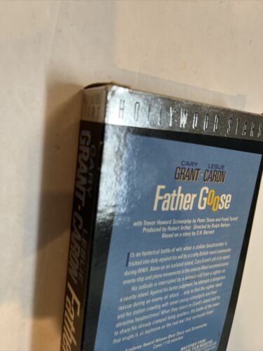 Father Goose (VHS) Gary Grant • Leslie Caron | Screenplay Peter Stone